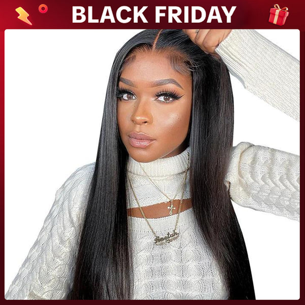 FORGIRLFOREVER 7x5 Pre-Cut Wear Go Glueless Wig Pre-plucked Straight Wig Beginner Friendly No Siklls Need