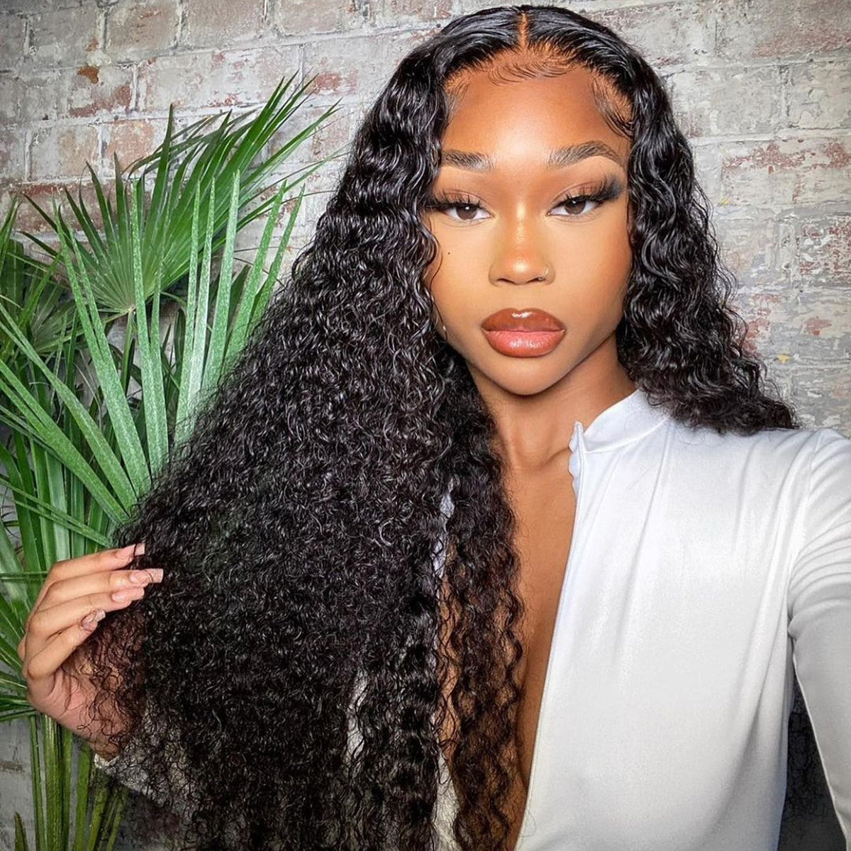 FORGIRLFOREVER 6x4 Wear Go Glueless Wig 5 Seconds Quick Install Pre-Cut HD Lace Kinky Curly Human Hair Wig Beginner Friendly