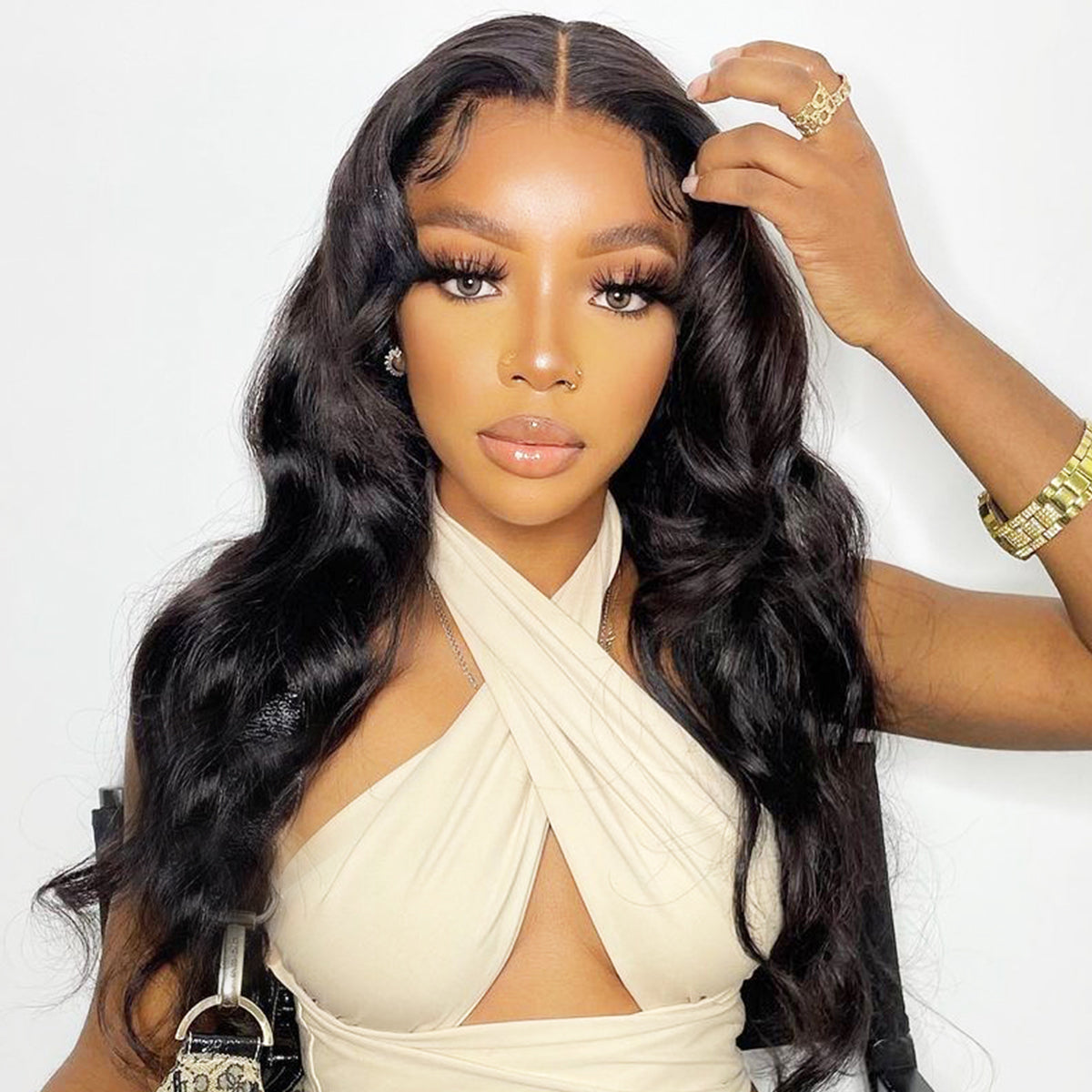 FORGIRLFOREVER Wear Go Body Wave Wig Pre-plucked Glueless Human Hair Wigs Pre-Cut Lace Wig Beginner Friendly