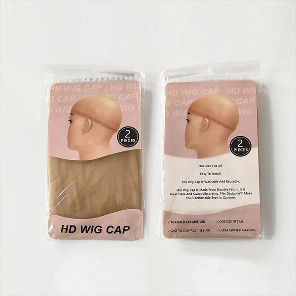 FORGIRLFOREVER Brown Wig Cap For Women Stretchy Nylon Soft Silk Wig Cap For Women 1 Piece