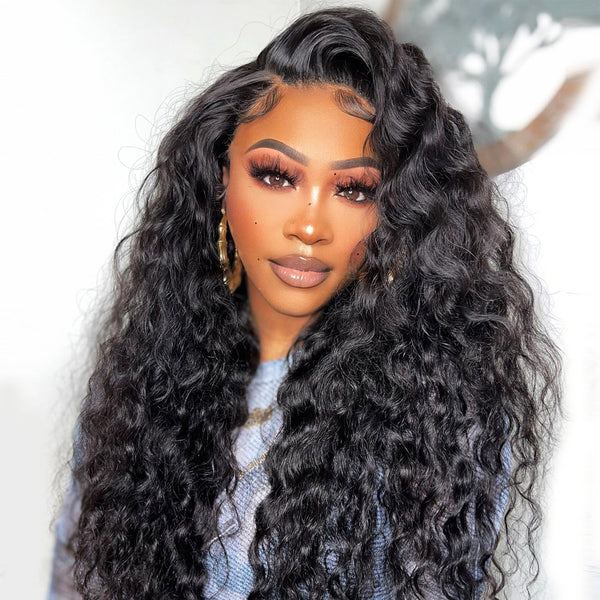 FORGIRLFOREVER 13x6 Loose Deep Lace Frontal Wig Pre-plucked Loose Wave Human Hair Wigs
