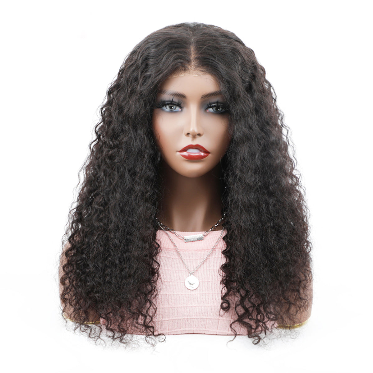 FORGIRLFOREVER Ready to Wear Go Glueless Wig Pre-Cut Water Wave Wig No Skills Need Natural Wave GluelessWig